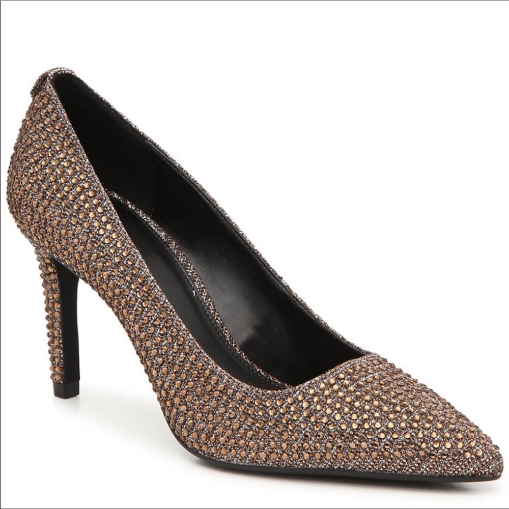 Michael Kors Glitter & Rhinestone Heels